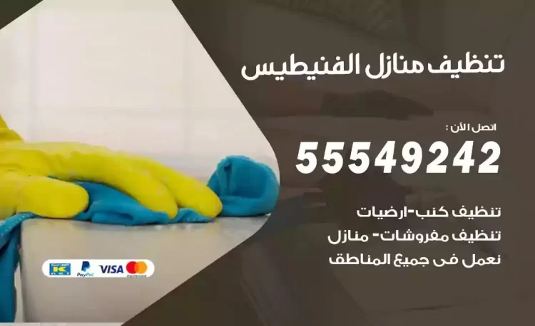 فريق تنظيف منازل الفنيطيس