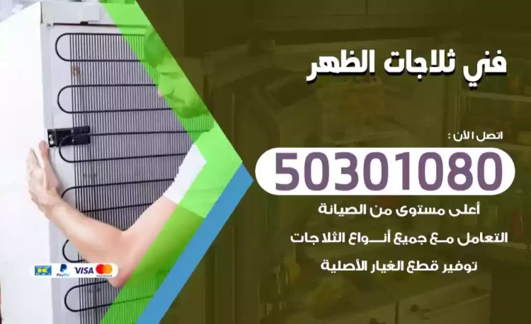 فني ثلاجات الظهر
