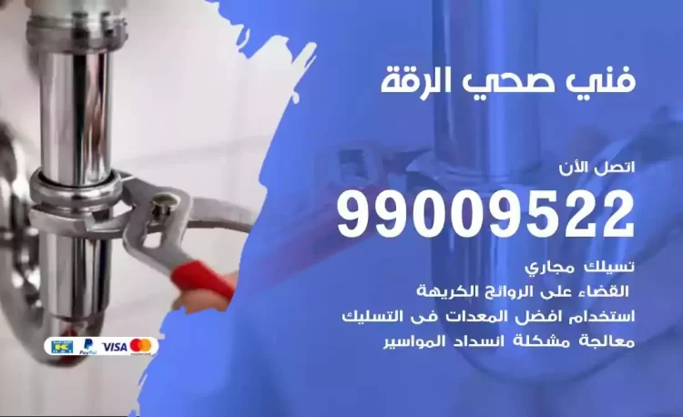 سباك فني صحي الرقة