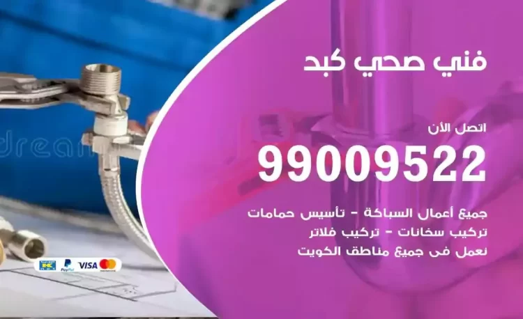 سباك فني صحي كبد