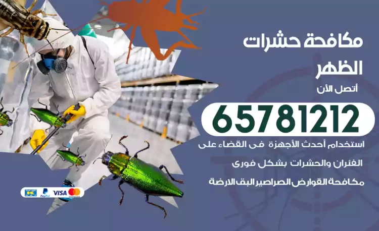 مكافحة حشرات الظهر