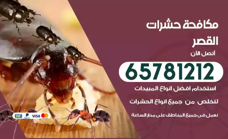 مكافحة حشرات القصر