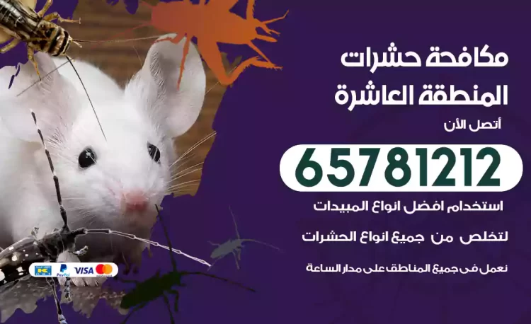 مكافحة حشرات المنطقة العاشرة