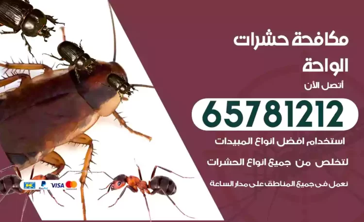 مكافحة حشرات الواحة