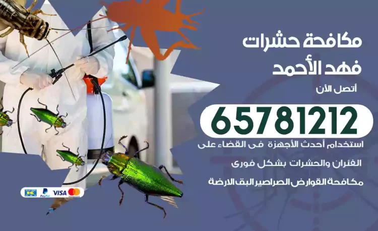 مكافحة حشرات فهد الأحمد