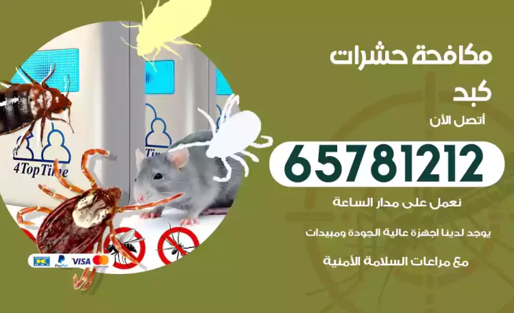 مكافحة حشرات كبد