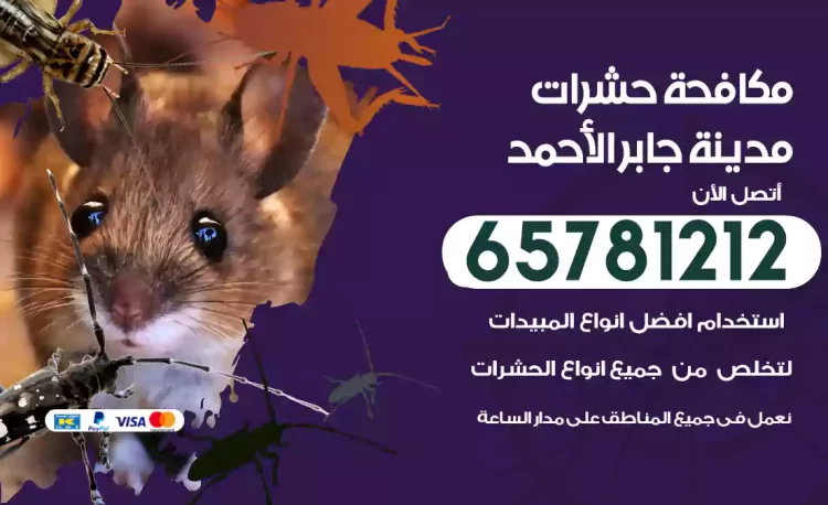 مكافحة حشرات مدينة جابر الأحمد